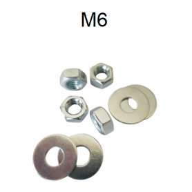 PACK M6 ECROUS - RONDELLES