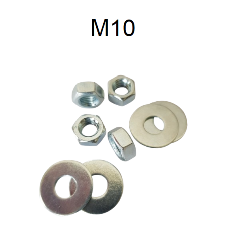 PACK M10 ECROUS - RONDELLES