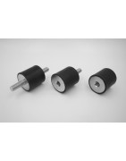 Silent-blocs cylindriques dureté 45sha